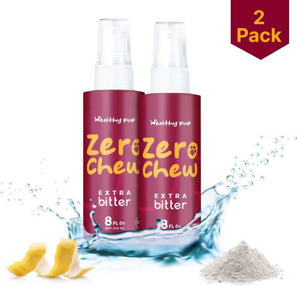 HEALTHY PUP Zero Chew Dog & Cat Deterrent Spray, 8-oz bottle, 2