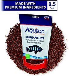 Aqueon Mini Cichlid Pellet Fish Food, 8.5-oz bag slide 2 of 7