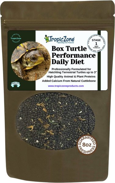 TROPICZONE Box Turtle Performance Daily Diet Stage 1 for babies Turtle ...