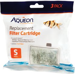 Aqueon Small Replacement Filter Cartridge, 3 count