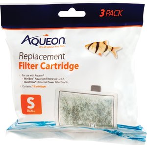 Aqueon Small Replacement Filter Cartridge, 3 count