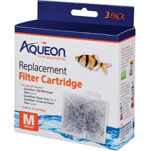 Aqueon Medium Replacement Filter Cartridge, 3 count