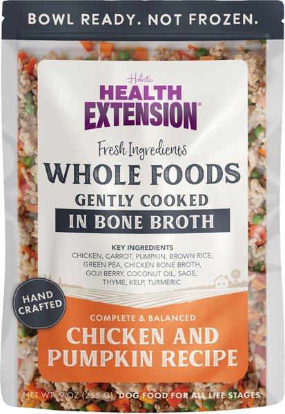 HEALTH EXTENSION Gently Cooked Chicken Pumpkin Recipe Wet Dog