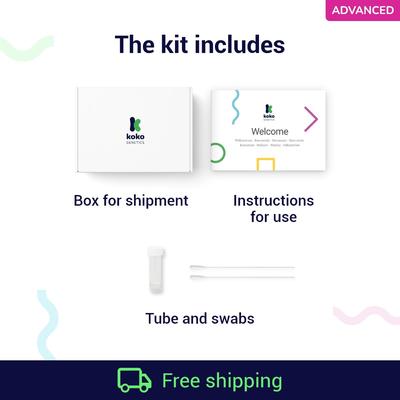 Show full view: Koko Genetics Advanced DNA Test for Dogs slide 8 of 12