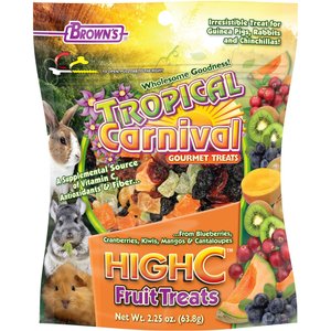 Brown's Tropical Carnival High-C Small Animal Treats, 2.25-oz bag