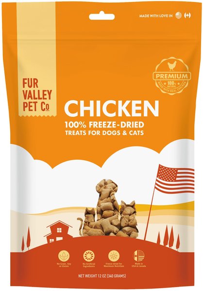 Vila Freeze-Dried Chicken Cubes High-Protein Dog & Cat Treats