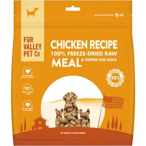 Fur Valley Absolute Chicken Recipe Freeze-Dried Dog Food, 16-oz bag
