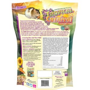 Brown's Tropical Carnival Gourmet Mouse & Rat Food, 2-lb bag