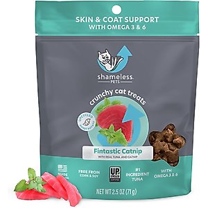 Shameless Pets Fintastic Crunchy Cat Treat, 2.5-oz bag