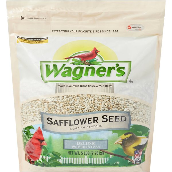 WAGNER'S Safflower Seed Premium Wild Bird Food, 5-lb bag - Chewy.com