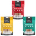 Variety Pack - American Journey Beef Recipe Grain-Free Soft & Chewy Snacking Sticks Dog Treats, Lamb & Chicken Flavors