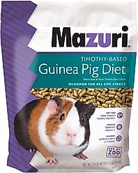 Mazuri Timothy-Based Guinea Pig Food, 5-lb bag