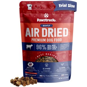 Pawstruck Beef Recipe Grain-Free Air Dried Dog Food, 2.5-oz bag
