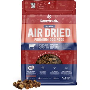 Pawstruck Beef Recipe Grain-Free Air Dried Dog Food, 2-lb bag