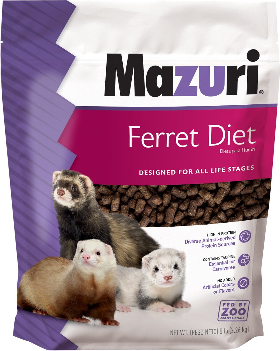 MAZURI Ferret Food, 5-lb bag 