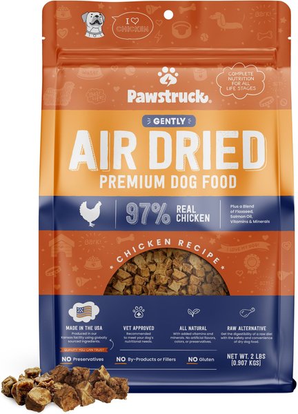 Pawstruck Chicken Recipe Grain Free Air Dried Dog Food