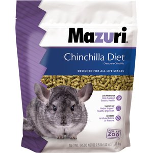 Mazuri Chinchilla Food, 2.5-lb bag