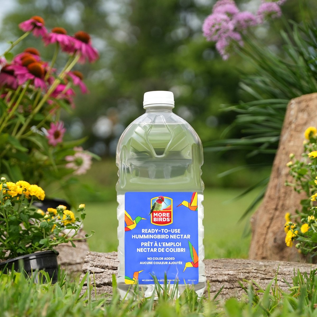 MORE BIRDS AllNatural Clear ReadyToUse Nectar Hummingbird Food, 64