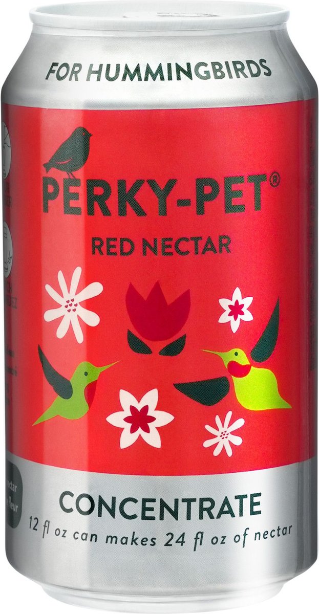 PERKYPET Red Nectar Concentrate Hummingbird Food, 12oz can