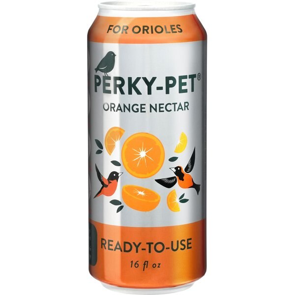 PERKYPET Ready to Use Orange Nectar Oriole Food, 16oz can