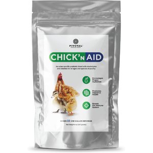 CHICK'N AID Probiotic Blend with Electrolytes Poultry Supplement, 8-oz ...