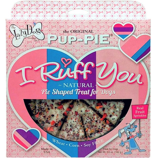 The Lazy Dog Cookie Co. Original Pup-PIE Dog Treat, Carob Peanut Butter