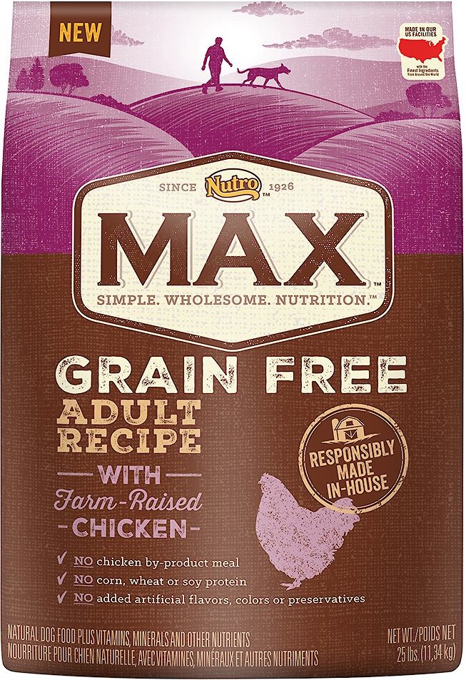 NUTRO Max Grain Free Adult Recipe with Farm Raised Chicken Dry Dog