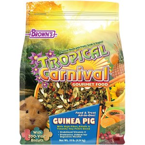Brown's Tropical Carnival Gourmet Guinea Pig Food, 10-lb bag