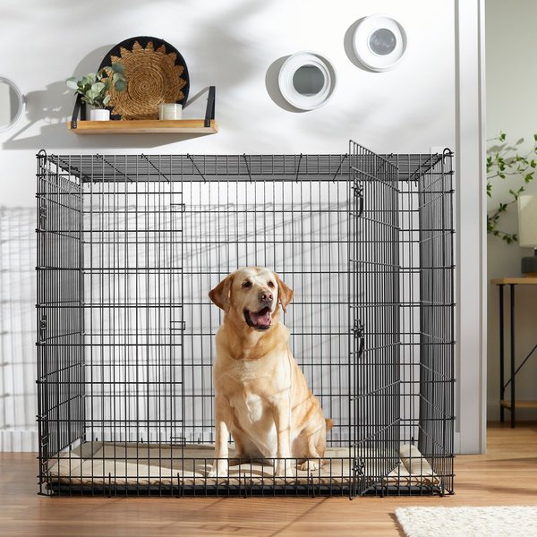 Frisco XX-Large Heavy Duty Double Door Wire Dog Crate, 54 inch, XX-Large slide 1 of 8