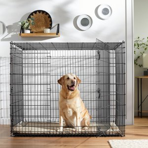 Frisco XX-Large Heavy Duty Double Door Wire Dog Crate, 54x36.5x44.75 inches