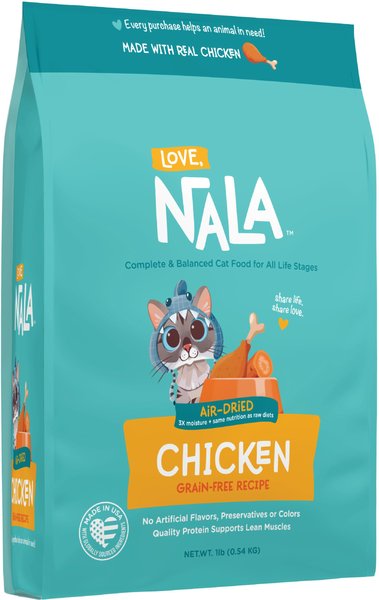 Love, Nala Chicken & Sweet Potatoes Grain-Free Adult Dehydrated Cat Food, 1-lb bag