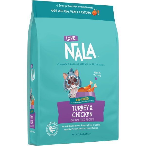 LOVE NALA Beef Grain Free Adult Dehydrated Cat Food 1 lb bag