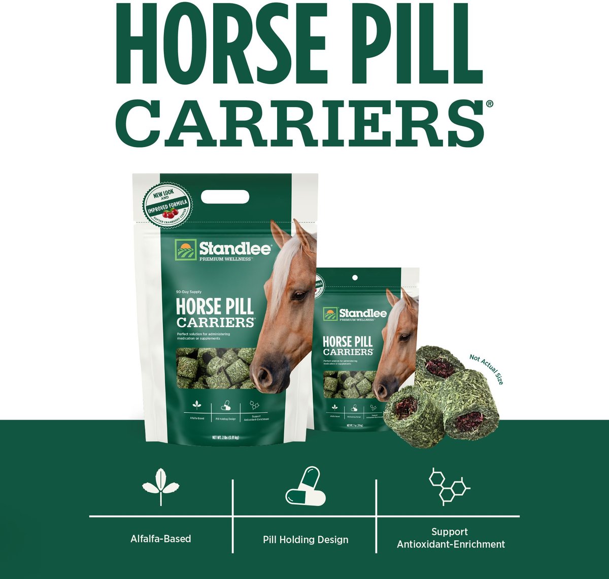 Standlee Pill Pocket Cranberry Horse Treats