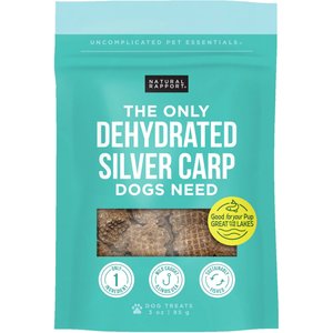Natural Rapport The Only Freeze-Dried Silver Carp Dog & Cat Treat, 3.5-oz bag