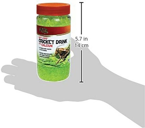 Zilla Gut Load Cricket Drink with Calcium Supplement, 16-oz bottle
