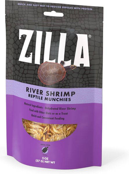 Zilla Reptile Munchies River Shrimp Turtle Food, 2-oz bag slide 1 of 8