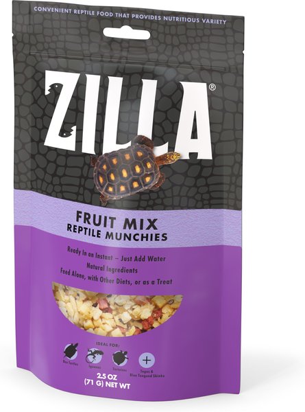 Zilla Reptile Munchies Fruit Mix Reptile Food, 2.5-oz bag slide 1 of 8
