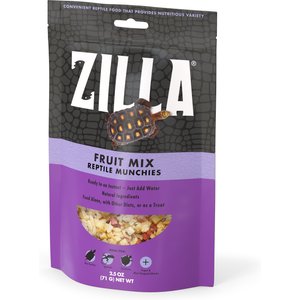 Zilla Reptile Munchies Fruit Mix Reptile Food, 2.5-oz bag