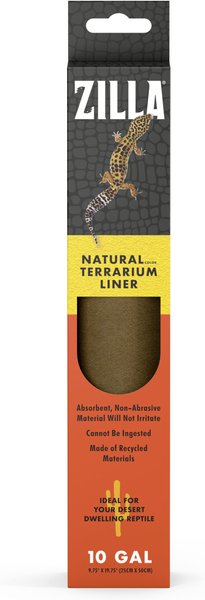 Zilla Terrarium Liner, Brown, 10-gal slide 1 of 8