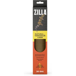 Zilla Terrarium Liner, Brown, 30-gal