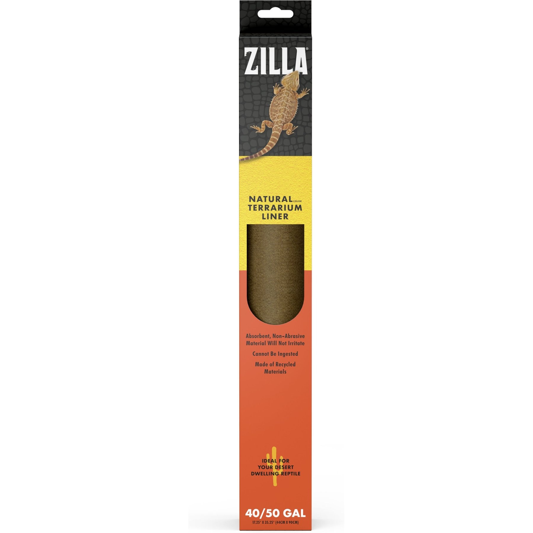 ZILLA Terrarium Liner Brown 40 50 gal Chewy