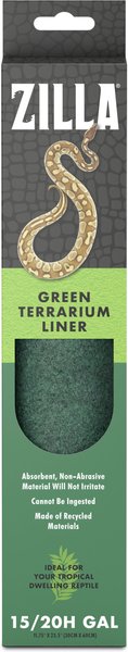 Zilla Terrarium Liner, Green, 15-20H gal slide 1 of 9