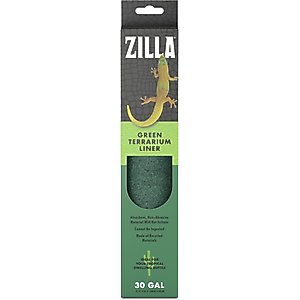 Zilla Terrarium Liner, Green, 30-gal