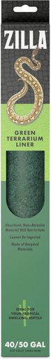 Zilla Terrarium Liner, Green, 40/50-gal