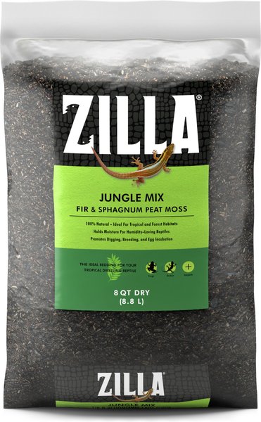Zilla Fir & Sphagnum Peat Moss Jungle Mix Reptile Bedding, 8-qt bag slide 1 of 2