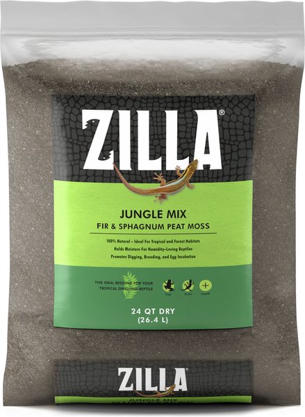 Zilla Fir & Sphagnum Peat Moss Jungle Mix Reptile Bedding, 22.7-L bag slide 1 of 2
