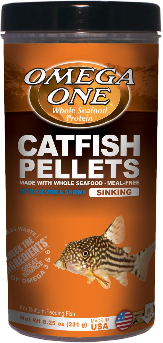 OMEGA ONE Sinking Catfish Pellets with Shrimp Freshwater