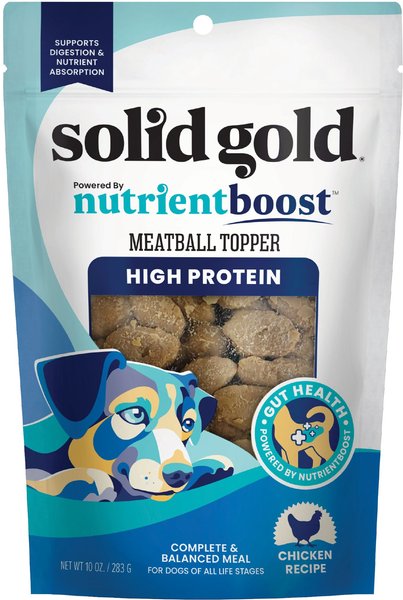 SOLID GOLD Chicken Meatball In Gravy Gut Health High-Protein Wet Dog ...