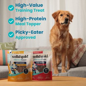 Solid Gold Complete & Balanced Beef Recipe Air Dried Dog Food Topper, 4-oz pouch