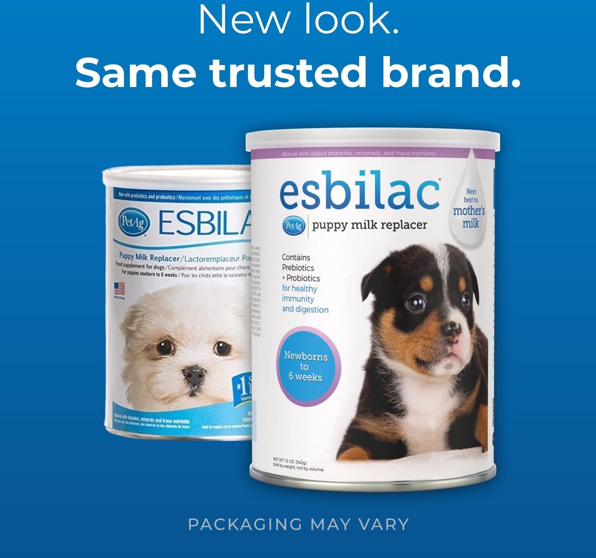 PETAG Esbilac Powder Milk Supplement for Puppies, 12oz can